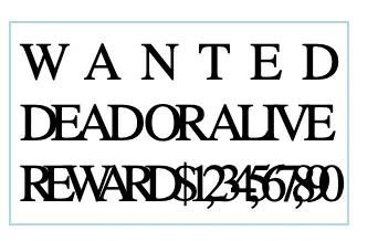 An illustration showing three lines of text with different values of letter-spacing: first line is readable, second one looks like it does not have spaces, so it is harder to read, and the third line has negative values for letter-spacing, resulting in letter overlapping, and making it almost impossible to understand what is written.