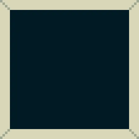 Zoomed-in screenshot showing a square a thick solid border and grey artifacts in corners.