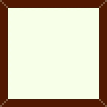 Zoomed-in screenshot showing a square a thick solid border and grey artifacts in corners.